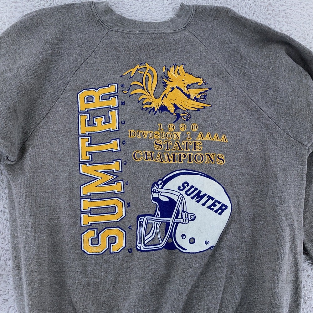Vintage Sumter Gamecocks Shirt Mens M South Carolina HS Football Champions‎ 90s